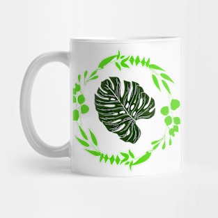 GREEN LEAVES DESIGN Mug